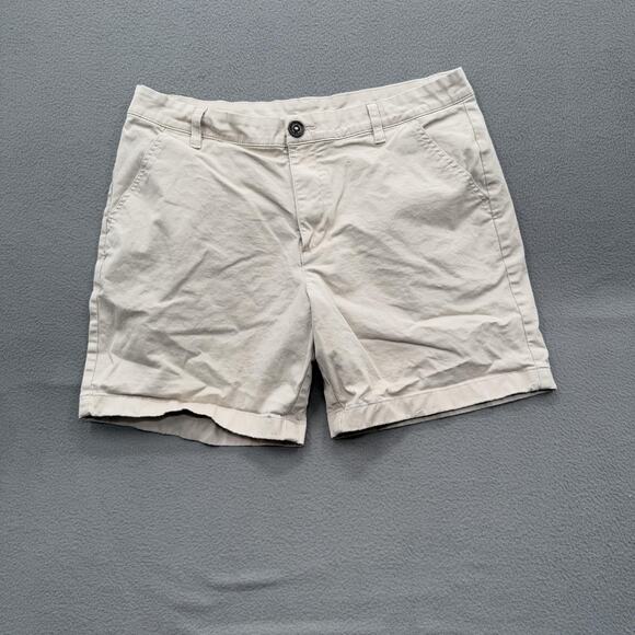 Chubbies Shorts Mens 35 Khaki Originals 7 Inch Inseam Chino Stretch Flat Front - Picture 1 of 8